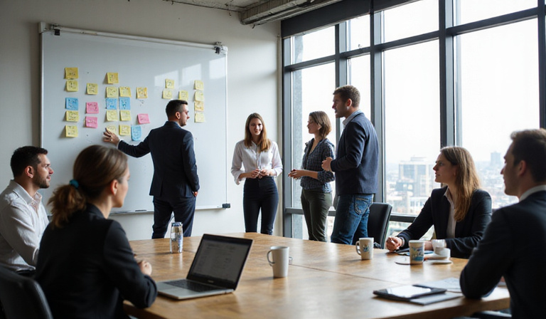 Team collaboration meeting